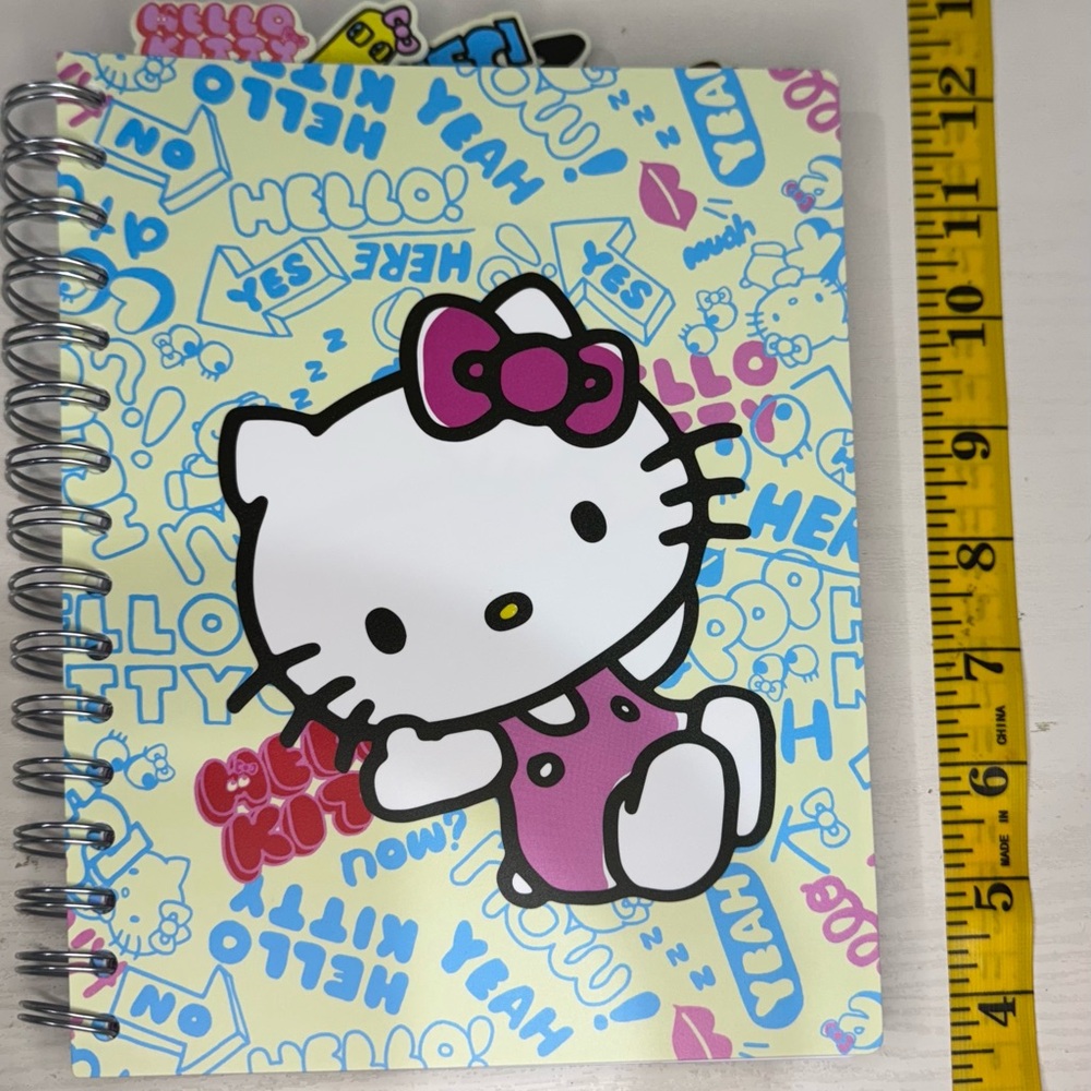 Retro Hello Kitty Top Tabbed Spiral Notebook